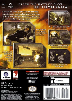 Tom Clancy's Ghost Recon 2 box cover back